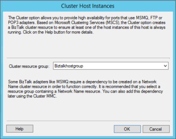 Cluster Host Instances.